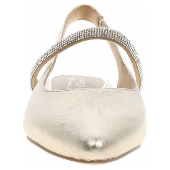 detail Dámská společenská obuv Marco Tozzi 2-89600-44 gold