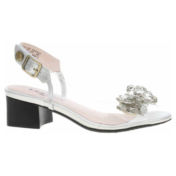 detail Dámská společenská obuv Laura Vita Hucbio 40 argent