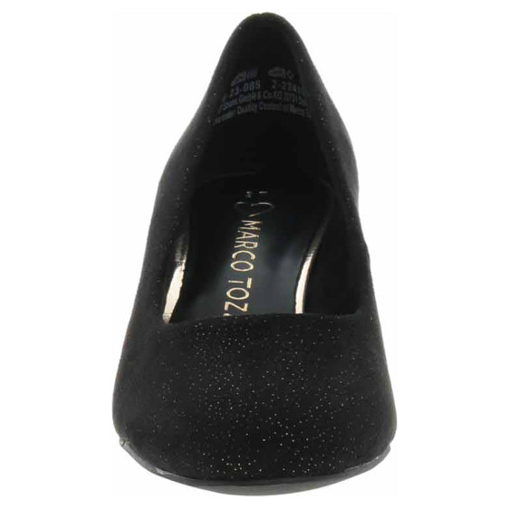 detail Dámské společenské lodičky Marco Tozzi 2-22438-43 black-gold