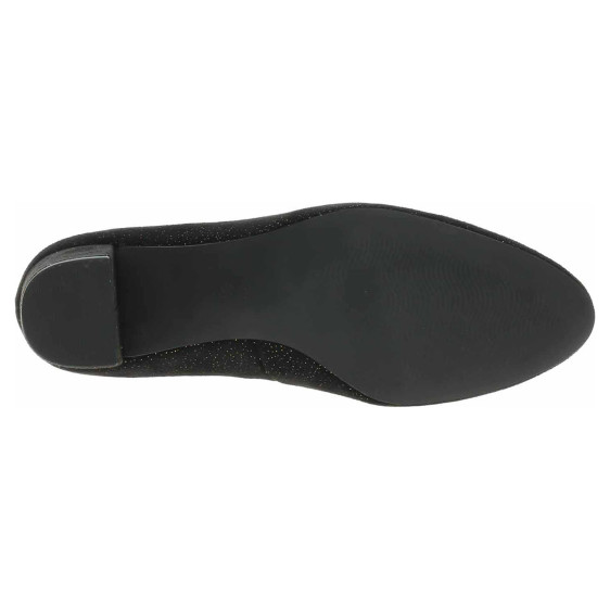 detail Dámské společenské lodičky Marco Tozzi 2-22438-43 black-gold