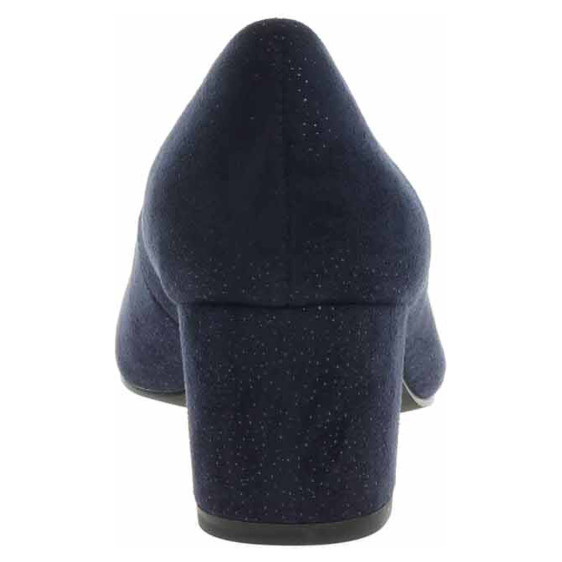 detail Dámské společenské lodičky Marco Tozzi 2-22438-43 navy metallic