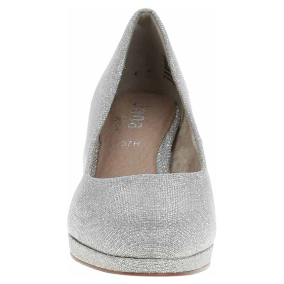 detail Dámská společenská obuv Jana 8-22480-42 silver glitter