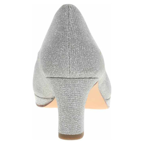 detail Dámská společenská obuv Jana 8-22480-42 silver glitter