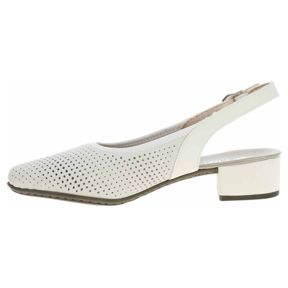 detail Dámské lodičky Rieker 47066-80 weiss