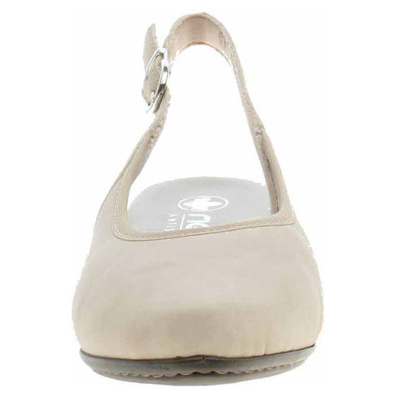 detail Dámské lodičky Rieker 47060-62 beige