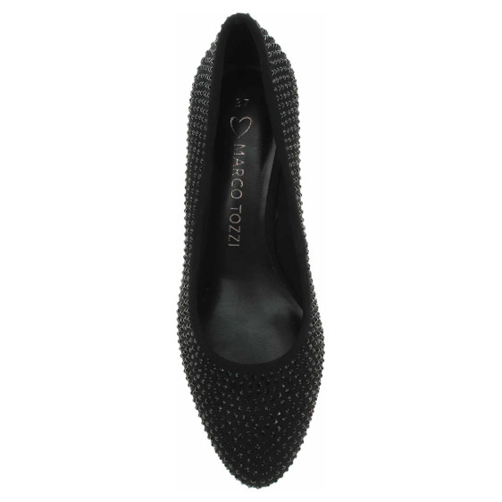 detail Dámská společenská obuv Marco Tozzi 2-22440-45 black glitter