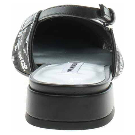 detail Dámské lodičky Karl Lagerfeld KL40153 M0S black mesh