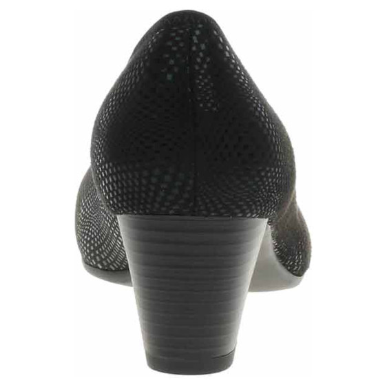 detail Dámské lodičky Jana 8-22476-42 black structur