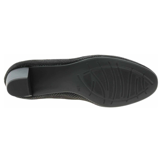 detail Dámské lodičky Jana 8-22476-42 black structur