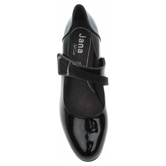 detail Dámské lodičky Jana 8-24465-43 black patent