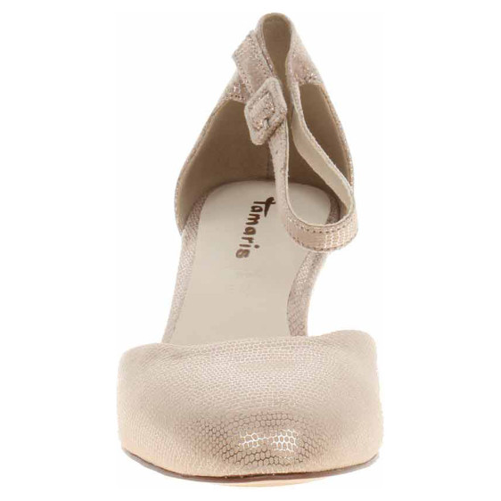 detail Dámská společenská obuv Tamaris 1-24412-41 light gold struct