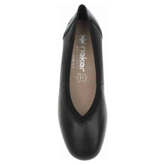 detail Dámské lodičky Rieker 43452-00 schwarz