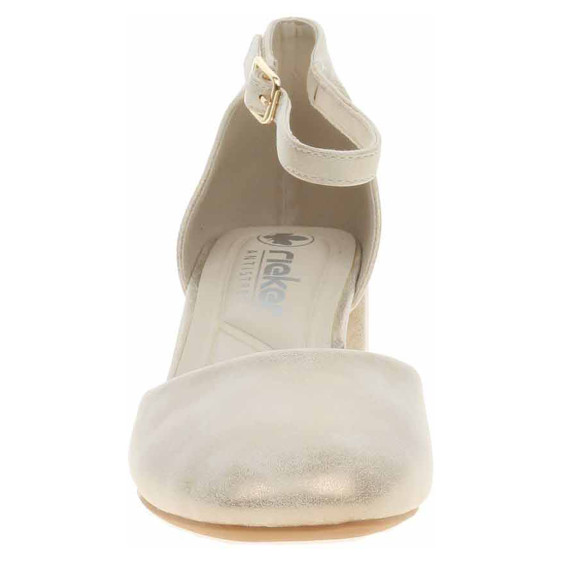 detail Dámské lodičky Rieker 44762-91 silber-platin