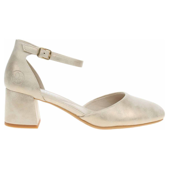 detail Dámské lodičky Rieker 44762-91 silber-platin