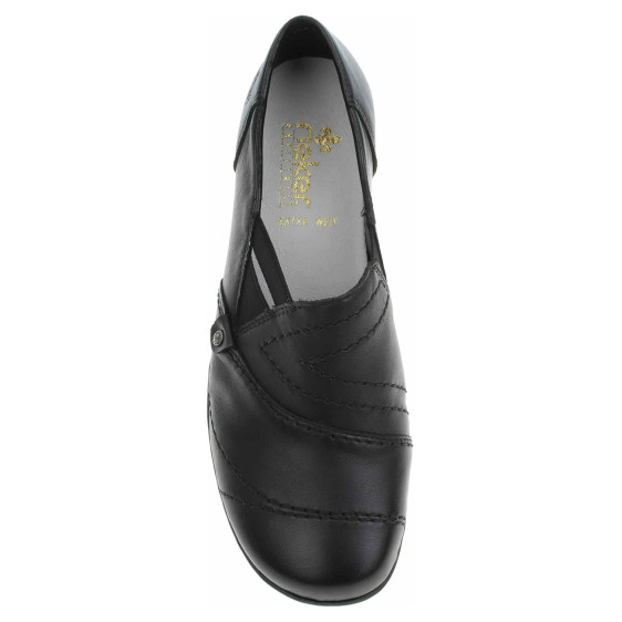 detail Dámské mokasiny Rieker 48260-01 schwarz