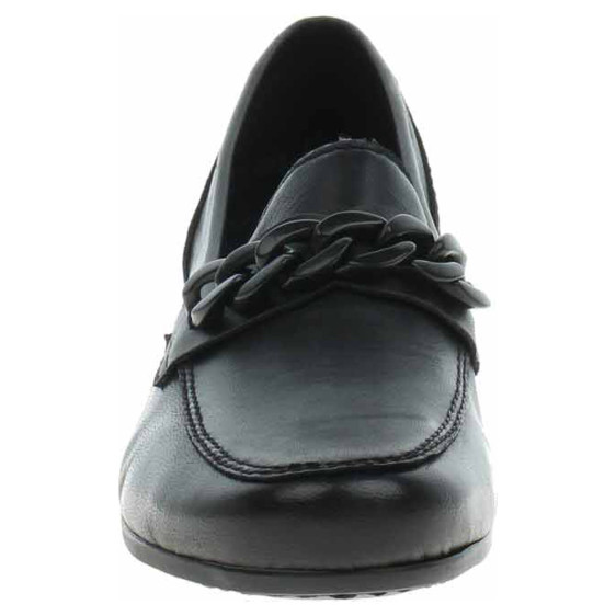 detail Dámské mokasiny Rieker 41660-00 schwarz