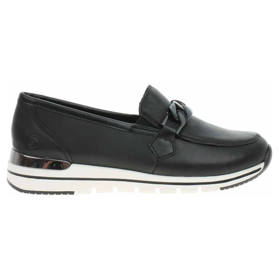 detail Dámské mokasiny Remonte R6711-00 schwarz