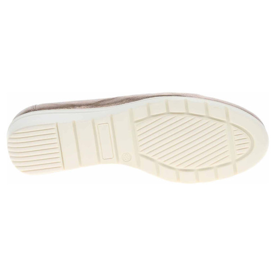 detail Dámské mokasiny Caprice 9-24701-42 taupe metallic