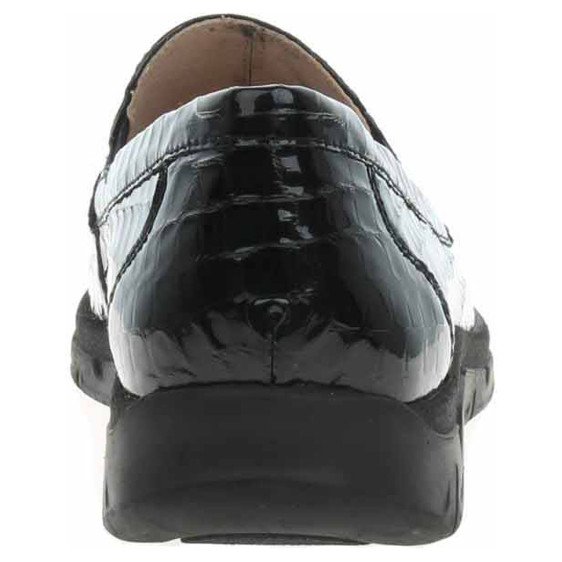 detail Dámské mokasiny Caprice 9-24651-43 black croco