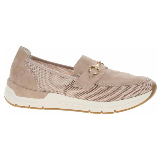 detail Dámské mokasiny Rieker 58955-31 rosa