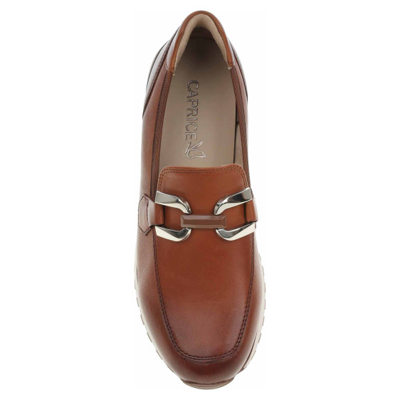 detail Dámské mokasiny Caprice 9-24700-43 cognac nappa