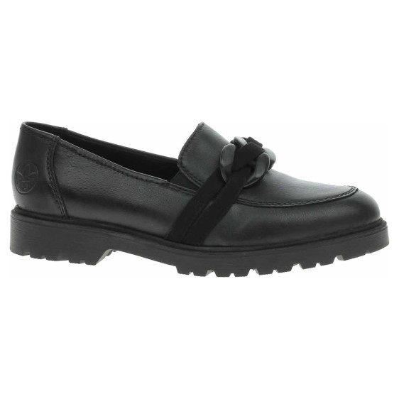 detail Dámské mokasiny Rieker 45566-00 chwarz