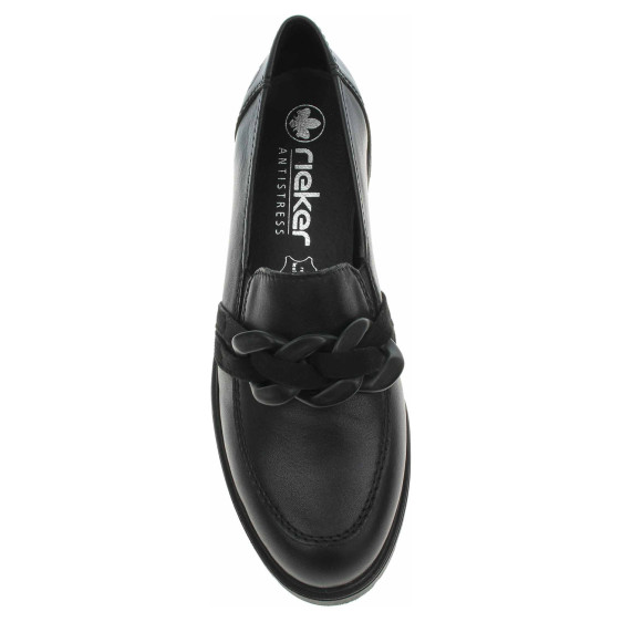 detail Dámské mokasiny Rieker 45566-00 chwarz