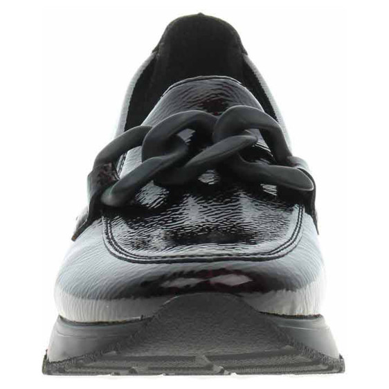 detail Dámské mokasiny Rieker 49051-35 bordo-black