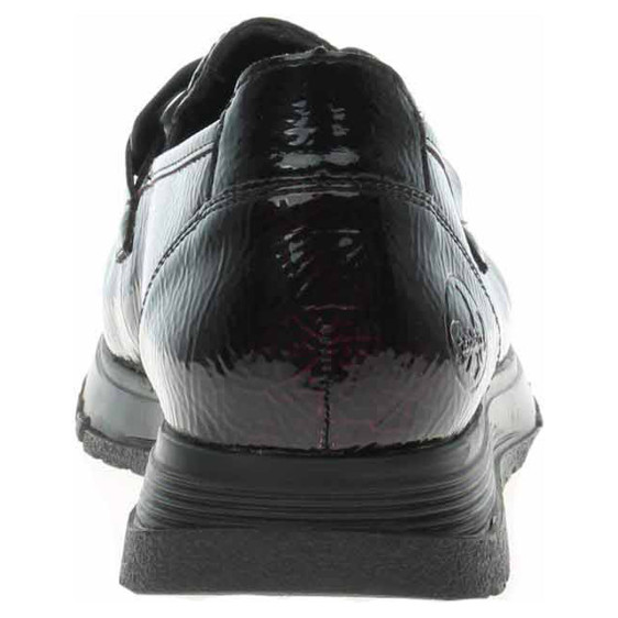 detail Dámské mokasiny Rieker 49051-35 bordo-black