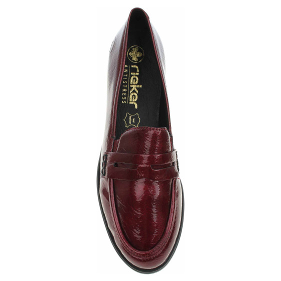 detail Dámské mokasiny Rieker 46254-33 rot