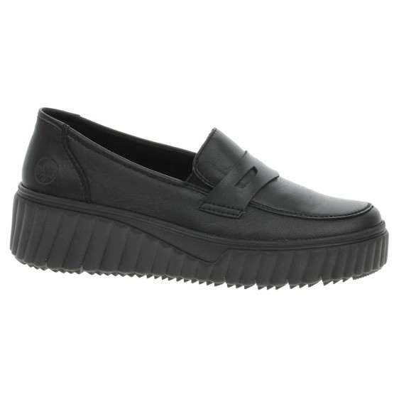 detail Dámské mokasiny Rieker N2562-00 schwarz