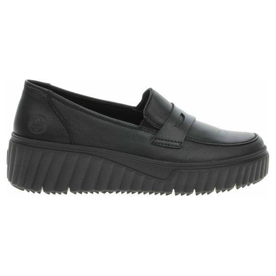 detail Dámské mokasiny Rieker N2562-00 schwarz