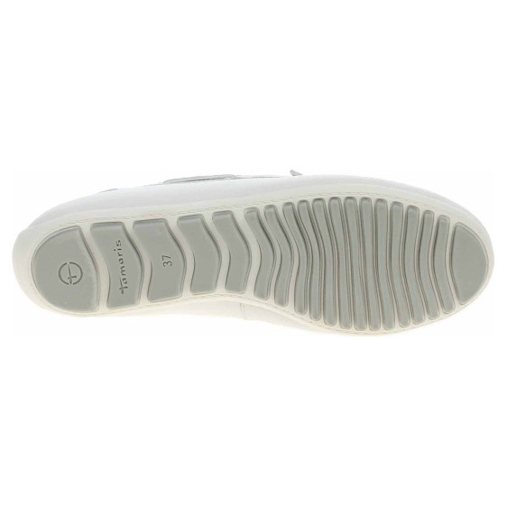 detail Dámské mokasiny Tamaris 1-24630-44 white leather