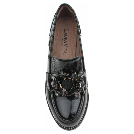 detail Dámské mokasiny Laura Vita Ibcihalo 10 werni noir