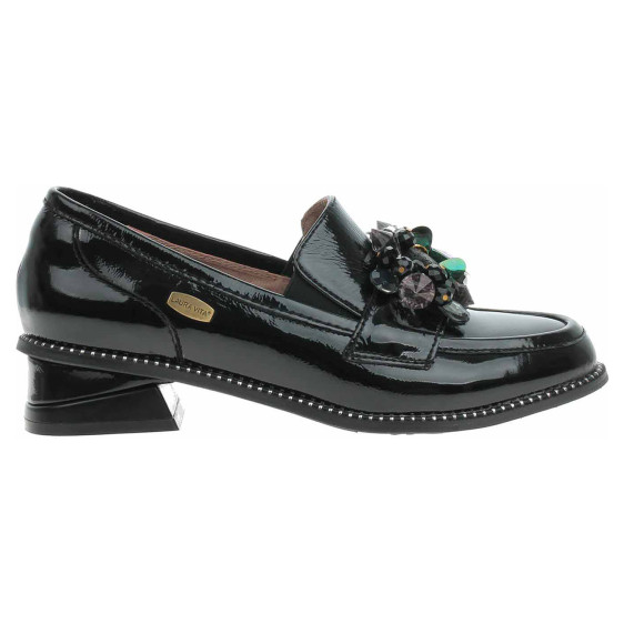 detail Dámské mokasiny Laura Vita Ibcihalo 10 werni noir