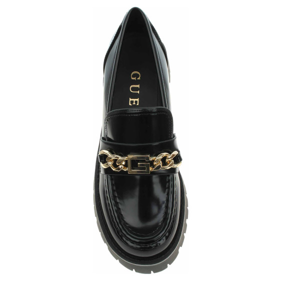detail Dámské mokasiny Guess FLTALMELE14-BLACK