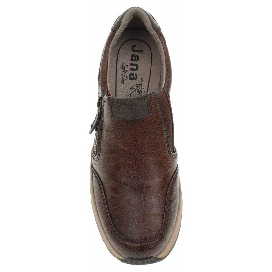 detail Dámské mokasiny Jana 8-24761-45 cognac