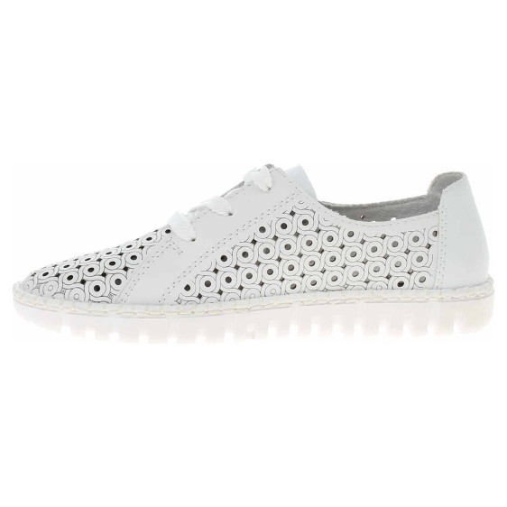 detail Dámské polobotky Rieker M2300-80 weiss