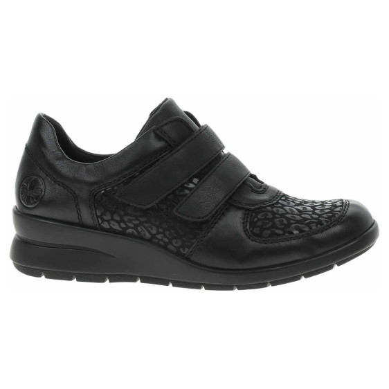 detail Dámské polobotky Rieker L4868-00 schwarz