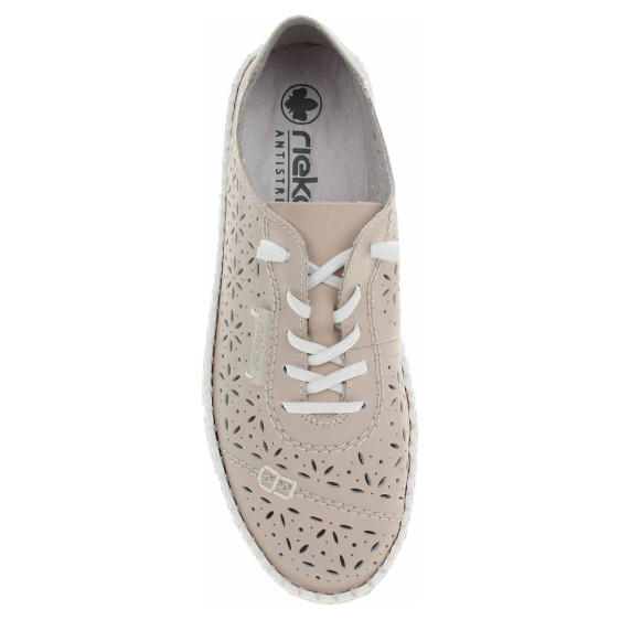 detail Dámské polobotky Rieker M2354-31 rosa