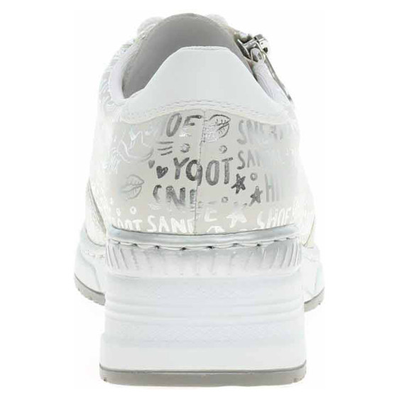 detail Dámské polobotky Rieker N4316-90 beige kombi