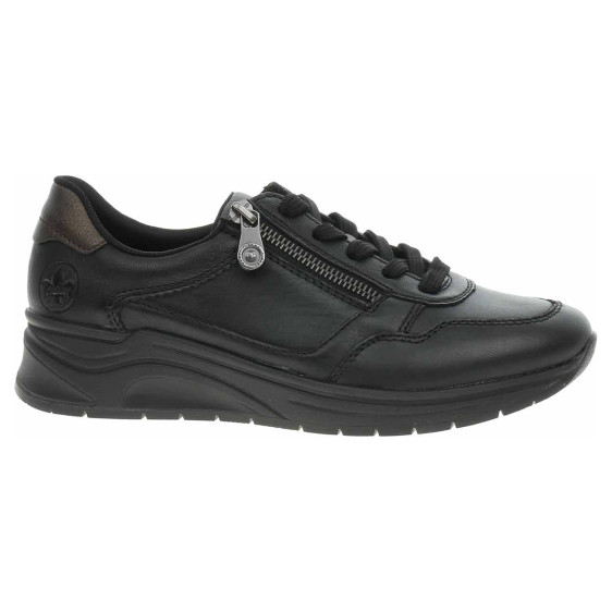 detail Dámské polobotky Rieker N9501-01 schwarz