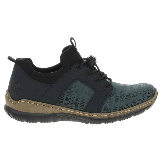 detail Dámské polobotky Rieker N3295-14 blau