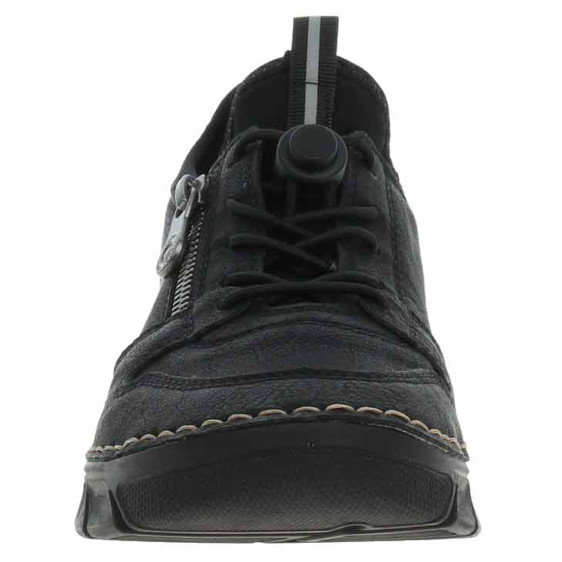 detail Dámské polobotky Rieker 55065-00 schwarz