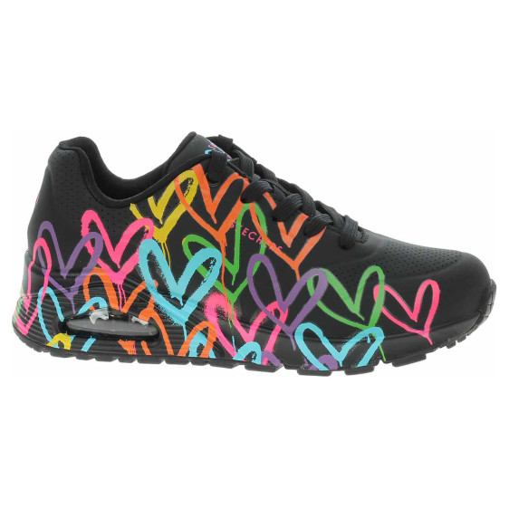 detail Skechers JGoldcrown: Uno - Highlight Love black - multi