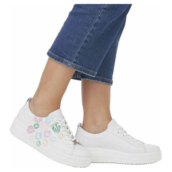 detail Dámská obuv Remonte D1C03-80 weiss kombi