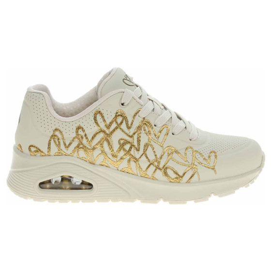 detail Skechers JGoldcrown: Uno - Golden Heart natural-gold