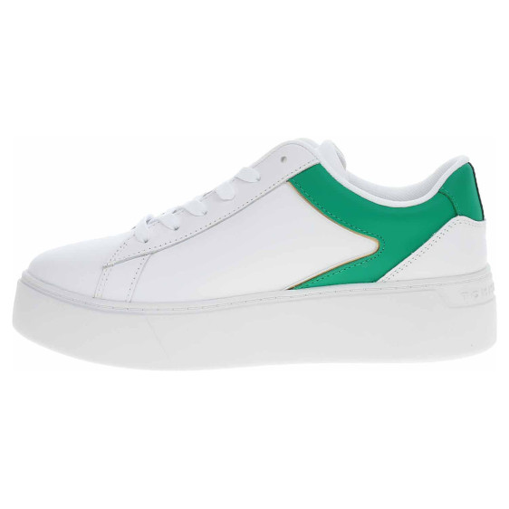 detail Dámská obuv Tommy Hilfiger FW0FW07910 0K4 white-olympic green