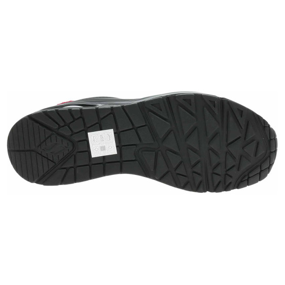 detail Skechers Uno - Pop Back black-hot pink