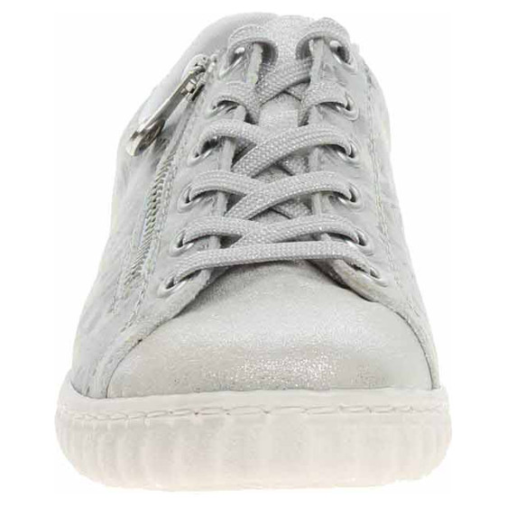 detail Dámská obuv Rieker N0900-90 silber-platin